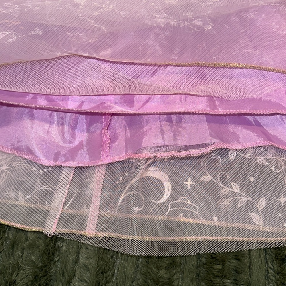 Rapunzel dress, including headband/crown - Picture 4 of 10